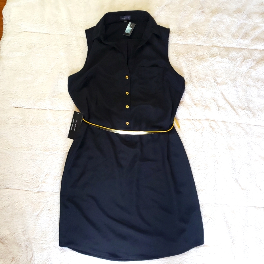 The Limited women's LBD black sleeveless dress medium NWT